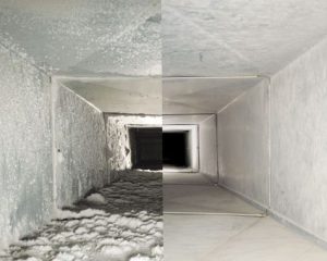 Before and After Air Duct Cleaning 1