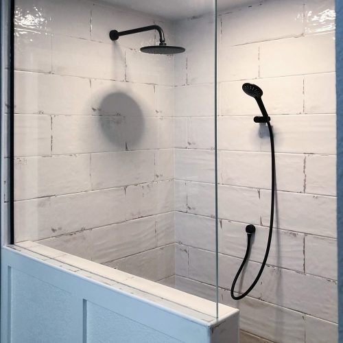 Small Closet Shower Remodel